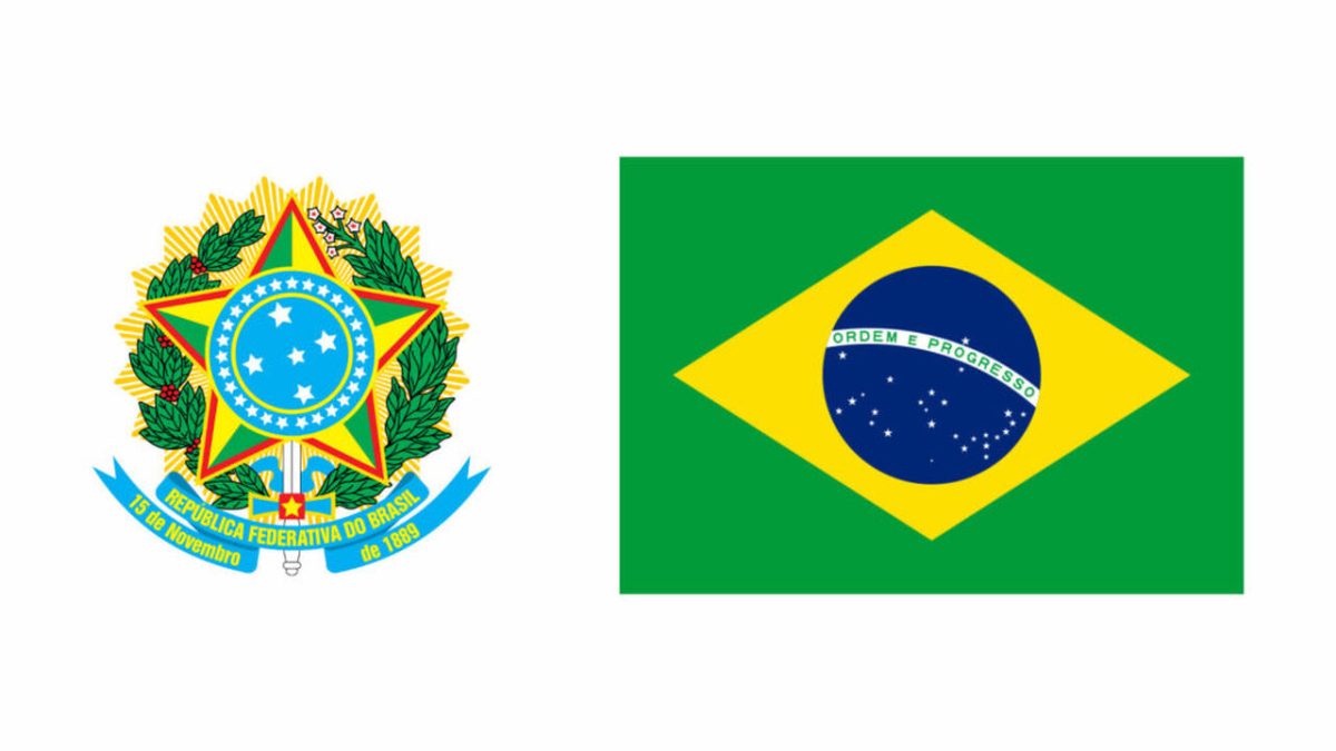 Logo Governo Federal e Bandeira do Brasil 