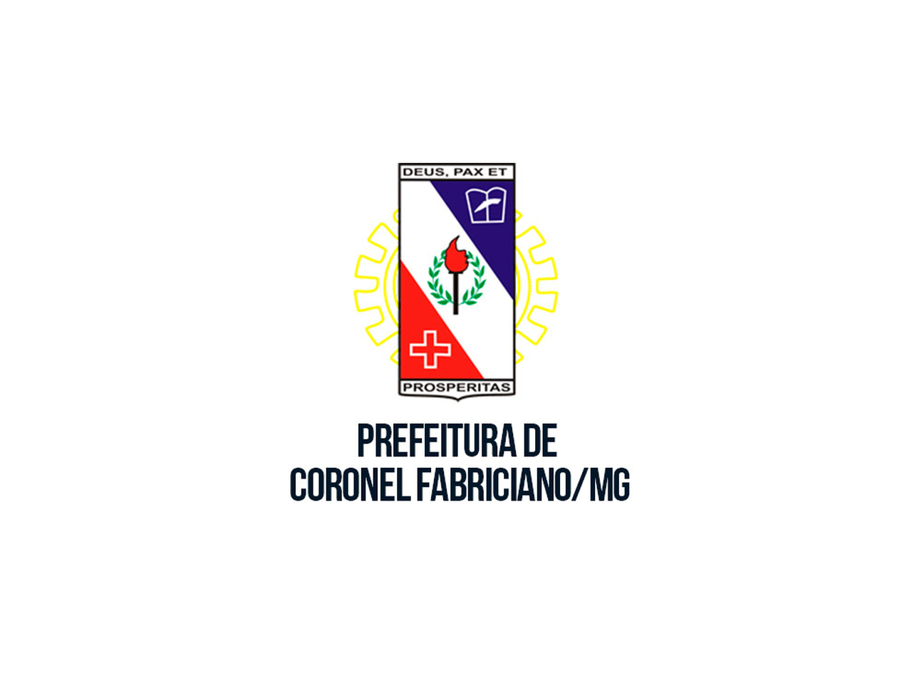 Logotipo prefeitura Coronal Fabriciano MG 